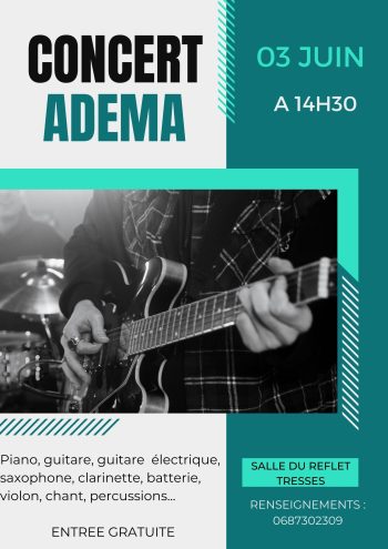 concert ADEMA 3 juin